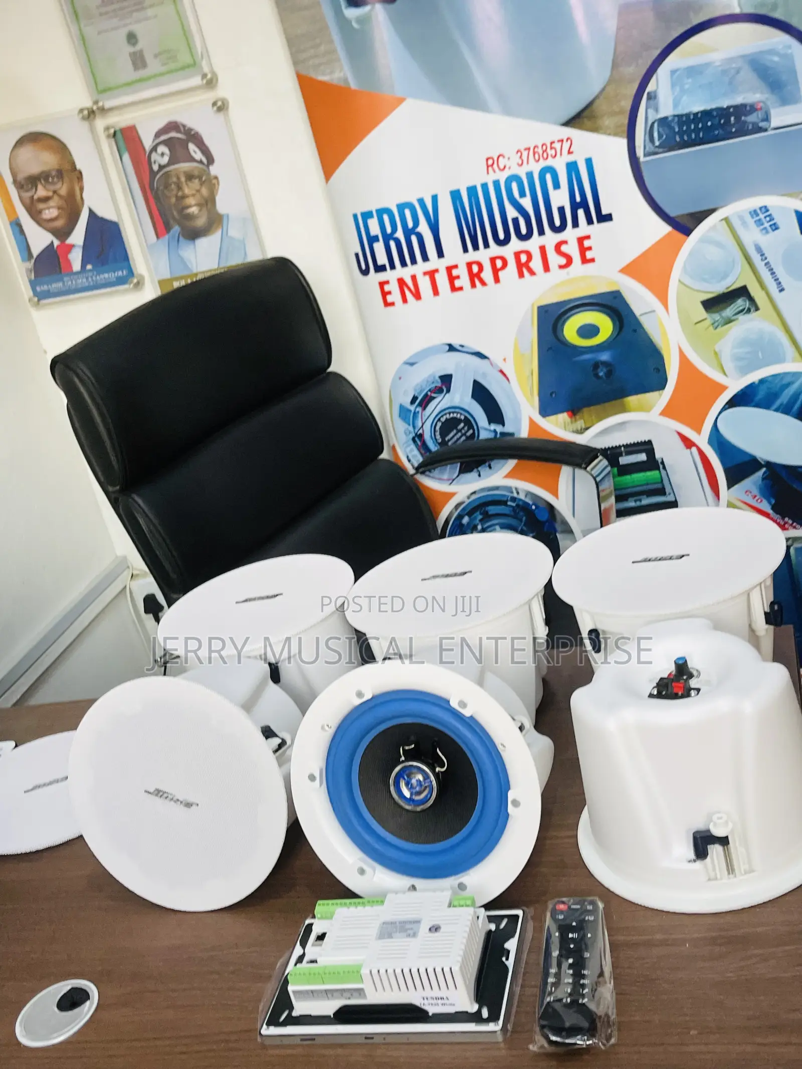 6in1 Bose Ceiling Speakers With in Wall Amplifier