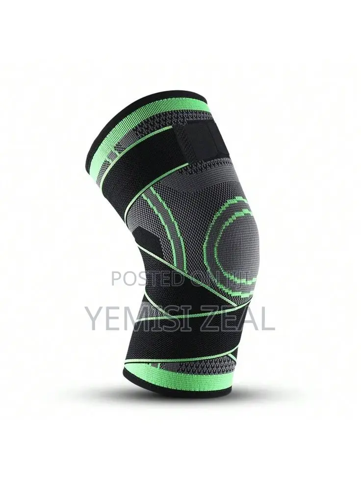 Knee Support (Green and Black)