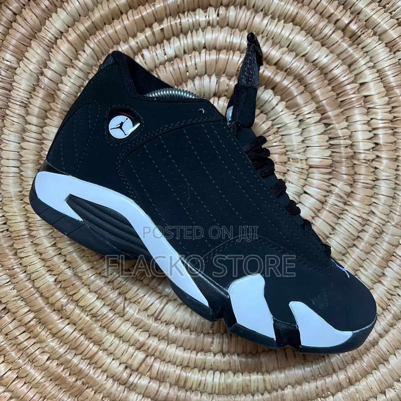 Original Jordan 14 Retro Black Sneakers