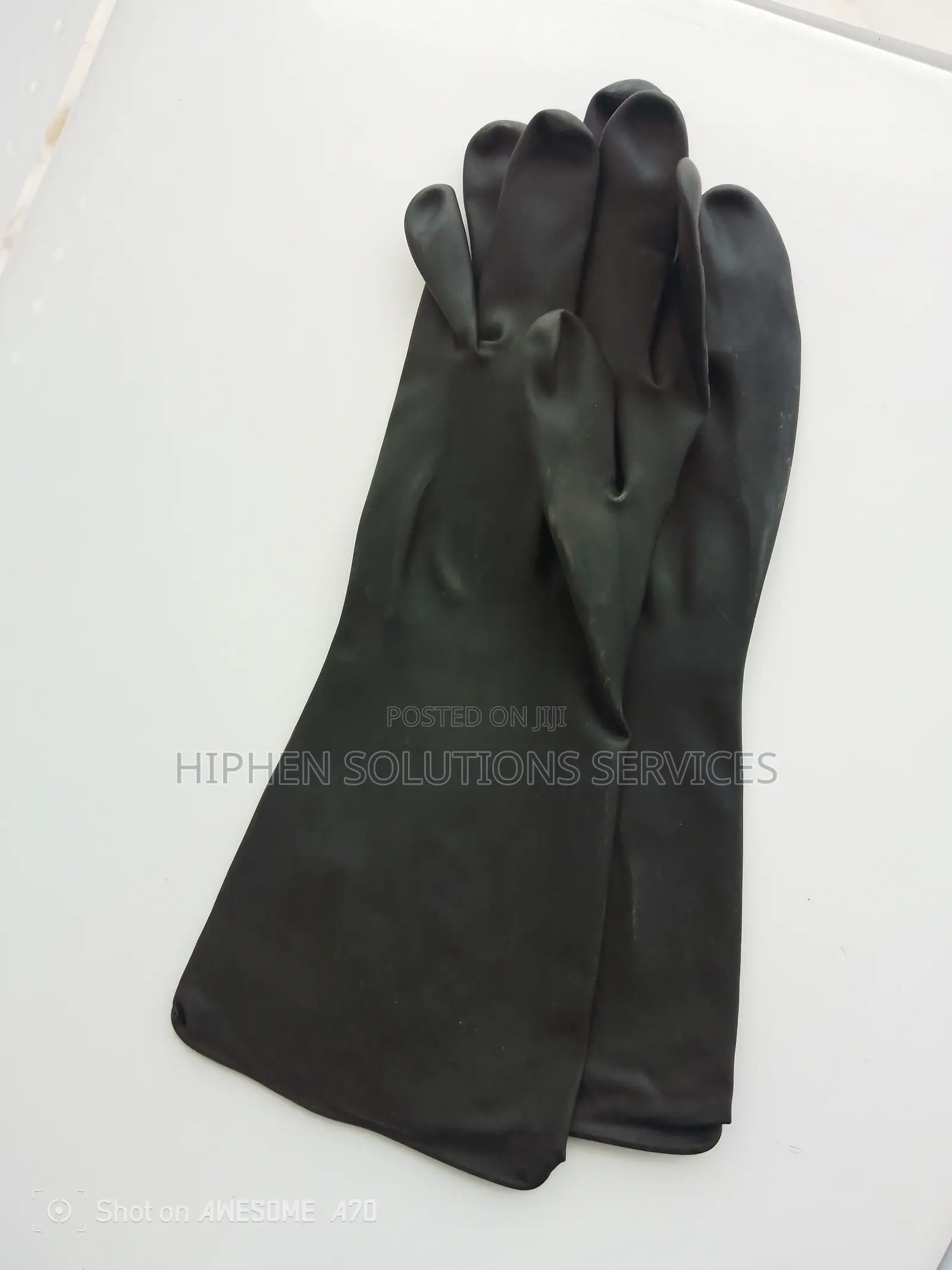 PVC Chemical Resistant Gloves Heavy-duty Long Rubber