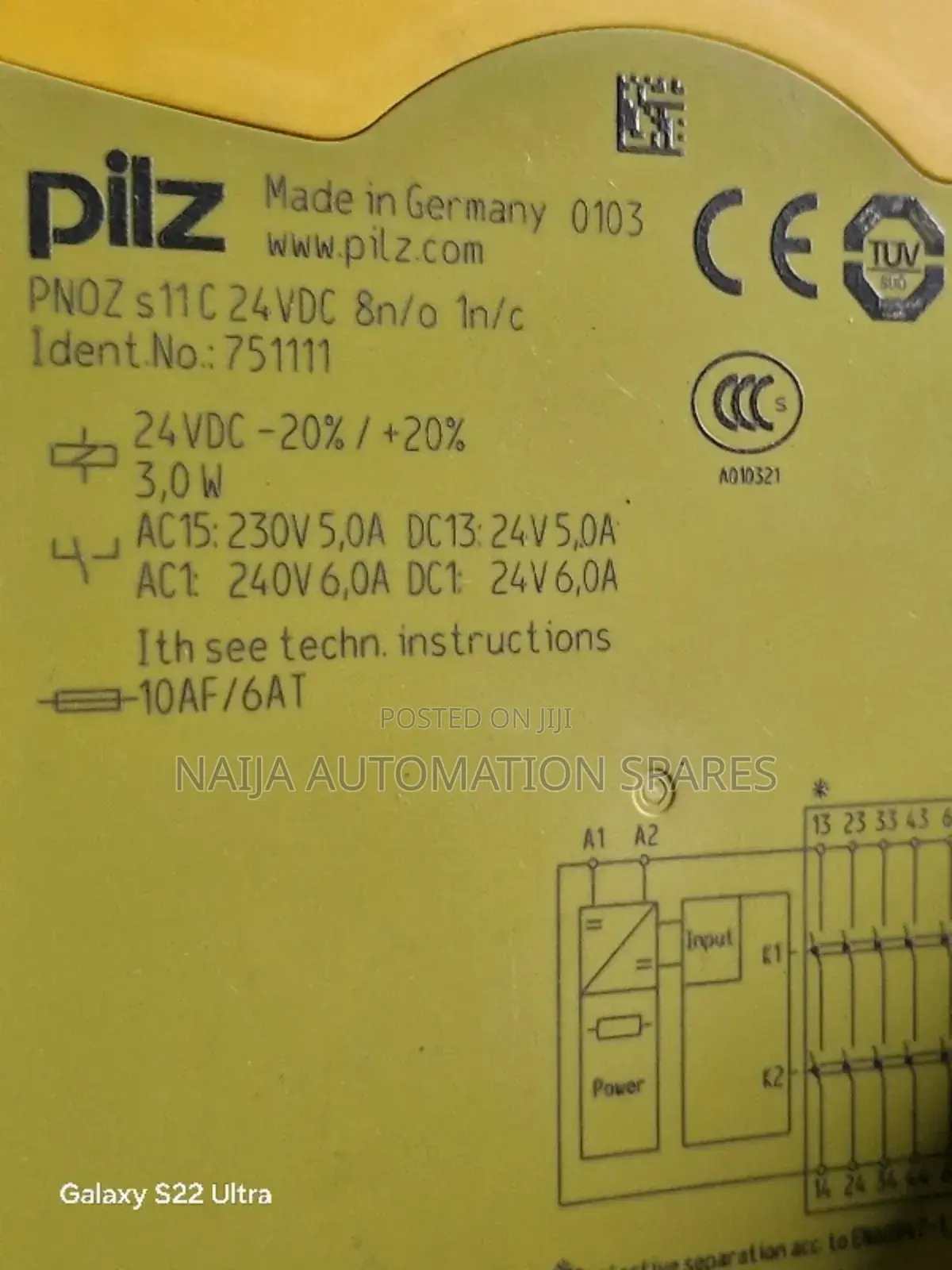 Pilz | 751111 | Pnoz S11 | Contact Expansion