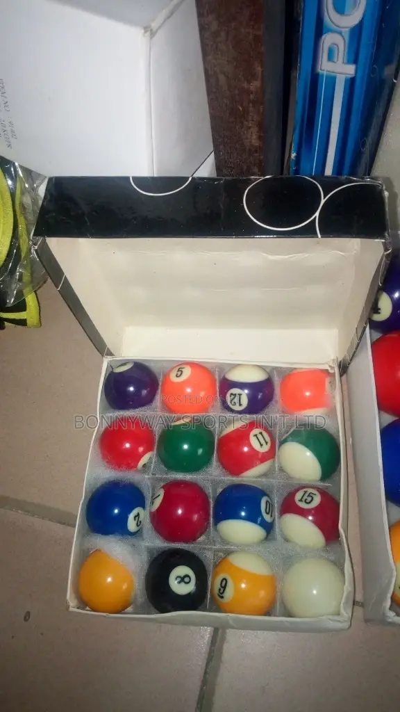 All Sizes of Snooker Balls at Bonnyway Sports Ltd