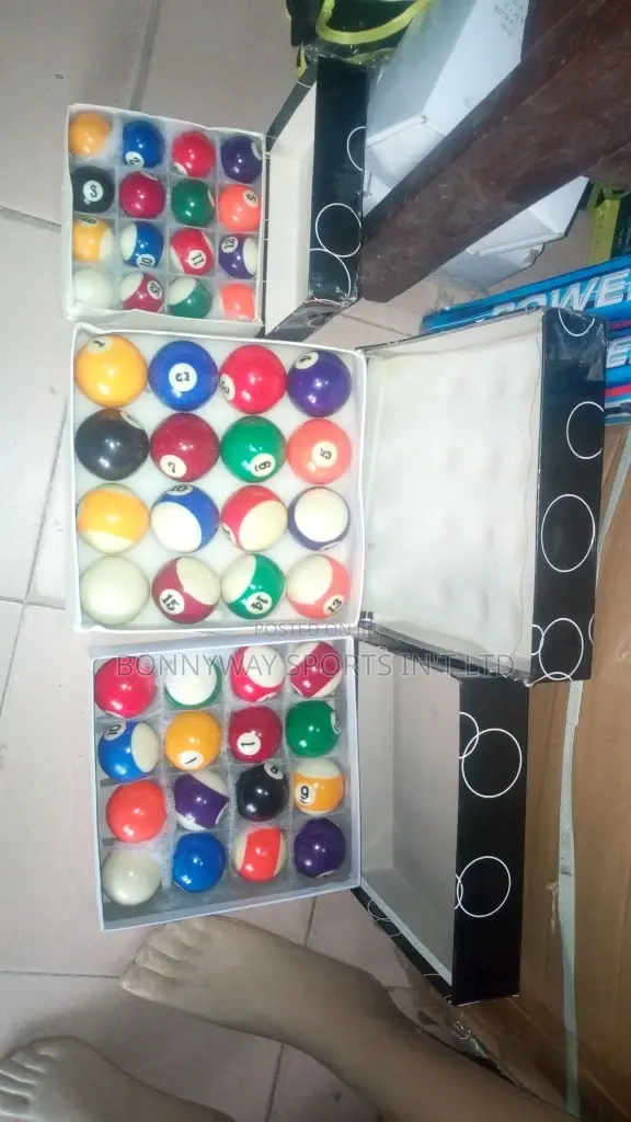 All Sizes of Snooker Balls at Bonnyway Sports Ltd