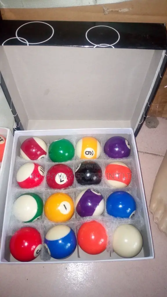 All Sizes of Snooker Balls at Bonnyway Sports Ltd