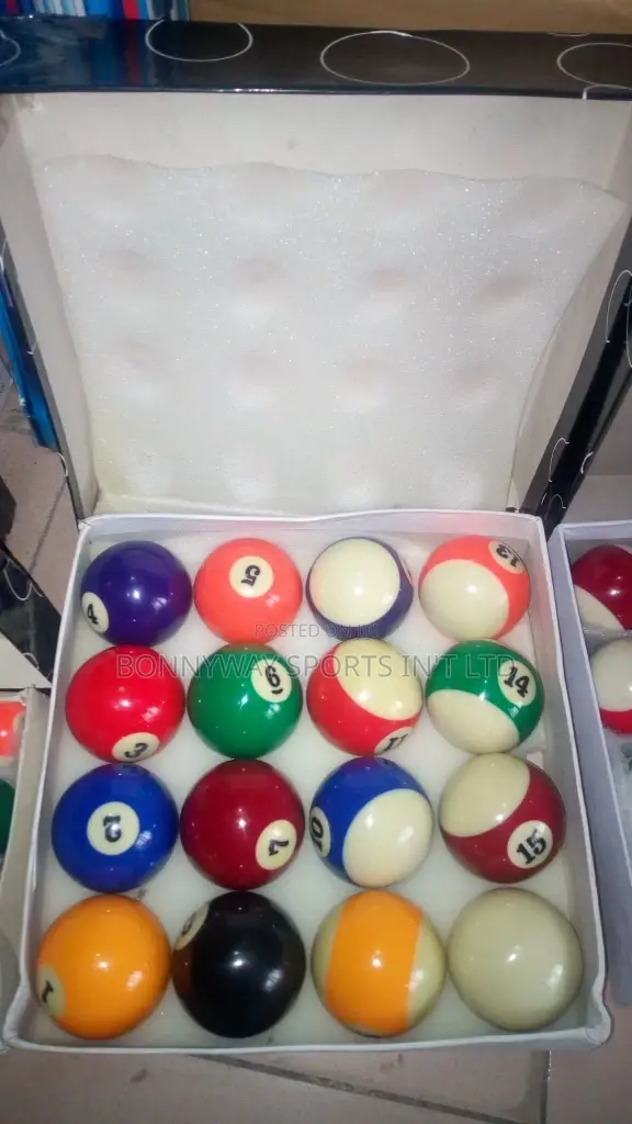All Sizes of Snooker Balls at Bonnyway Sports Ltd