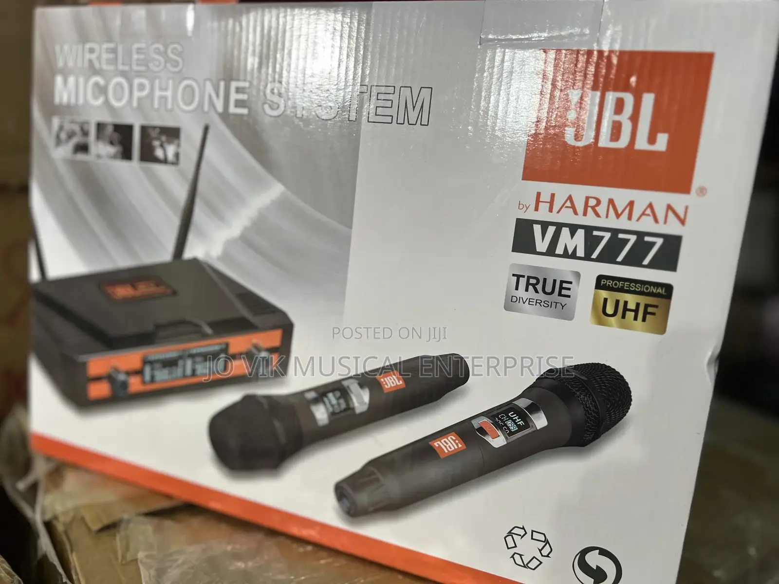 Jbl Harman Vm777 Wireless Micophone System