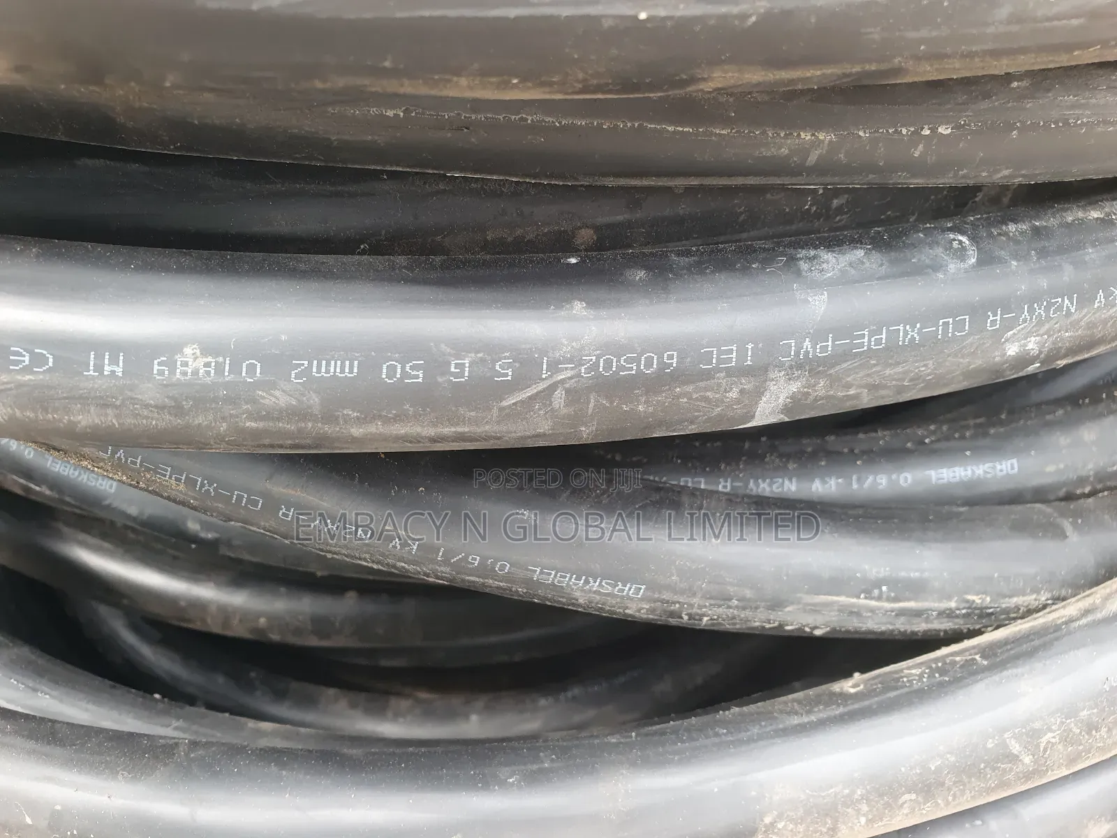 50mm 5core PVC/PVC Cable