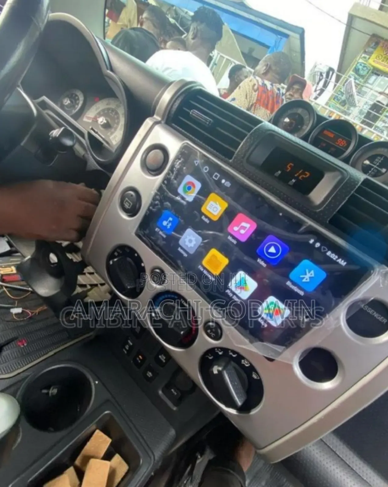 Toyota Fj-Cruiser Android Navigation Screen