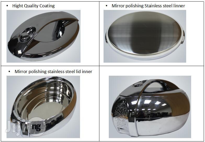 Plastic Portable Insulated Food Thermos Casserole With Lid 6,5 And 4L