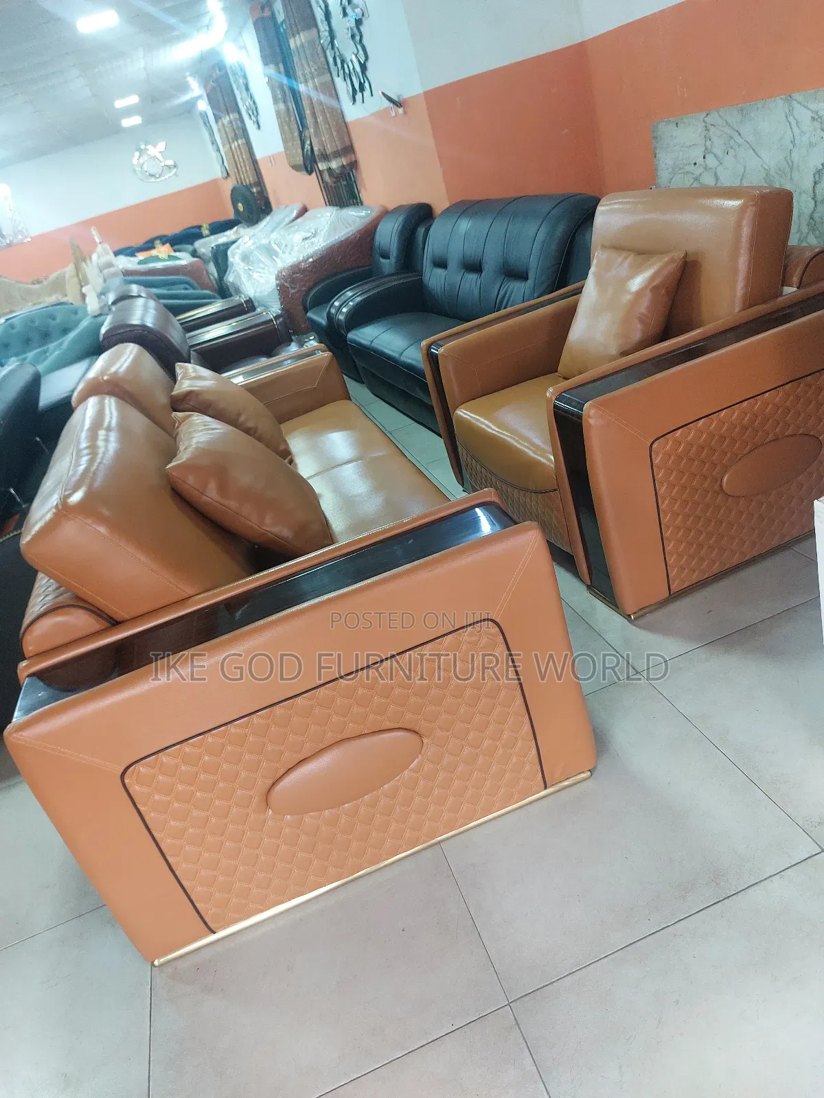 3 2 1 1. 7seater Imported Turkish Leather Sofa Chair