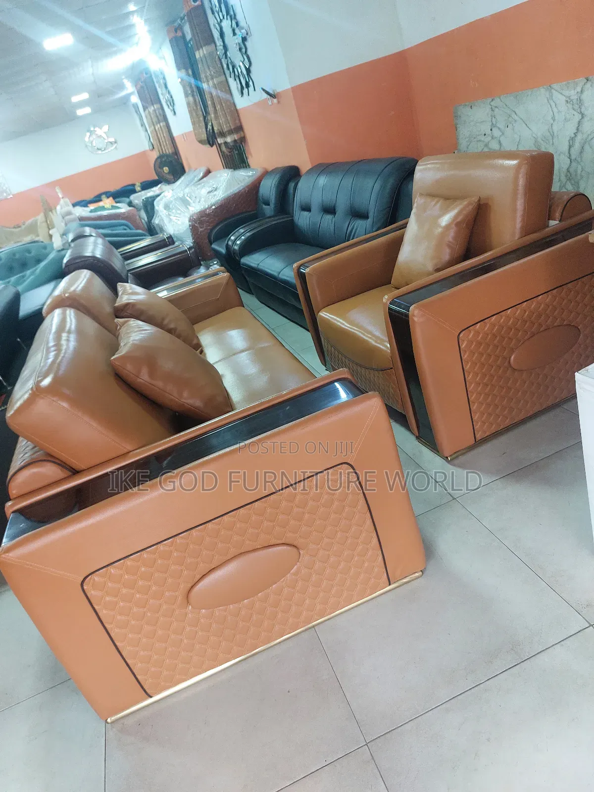 3 2 1 1. 7seater Imported Turkish Leather Sofa Chair