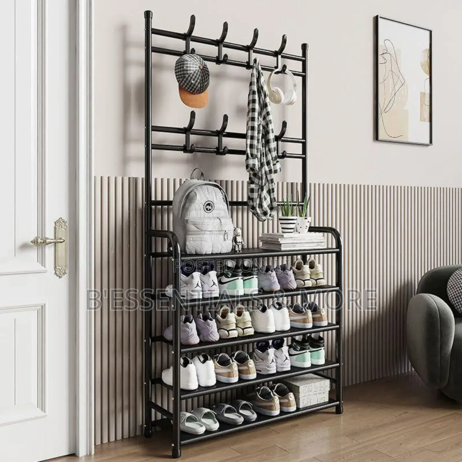 Big Shoe and Hat Rack/ Organizer