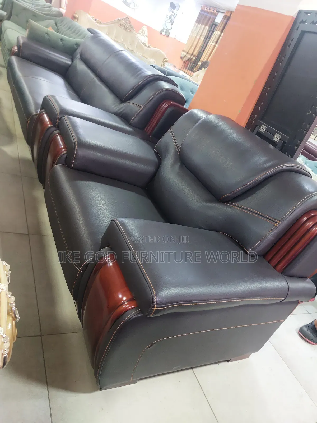 3 2 1 1. 7seater Imported Turkish Leather Sofa Chair Qualit