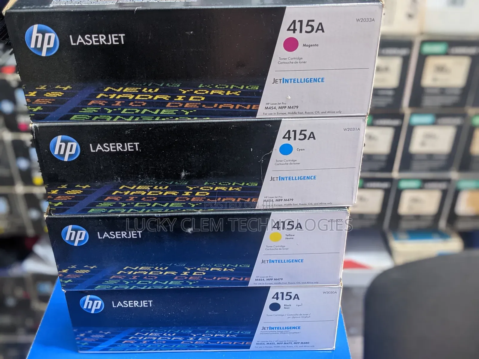 Hp 415a Color Laserjet Toner Cartridge Set