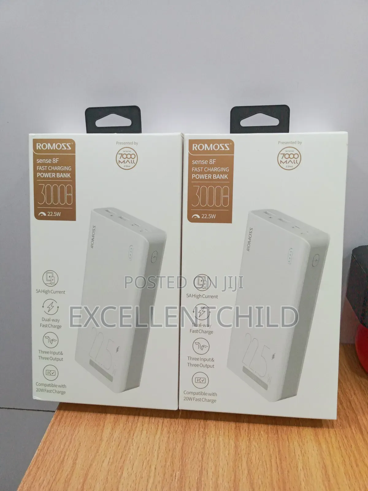 Romoss Sense 8F Fast Charging Power Bank 30,000mah 22.5W