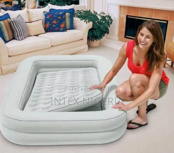 Intex Kids Travel Bed Set With Hand Pump
