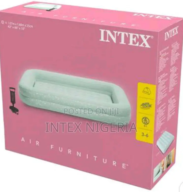 Intex Kids Travel Bed Set With Hand Pump