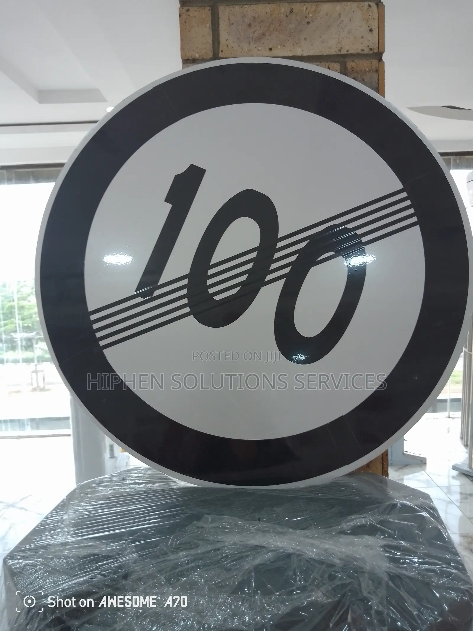 100 Road Sign Speed Limit