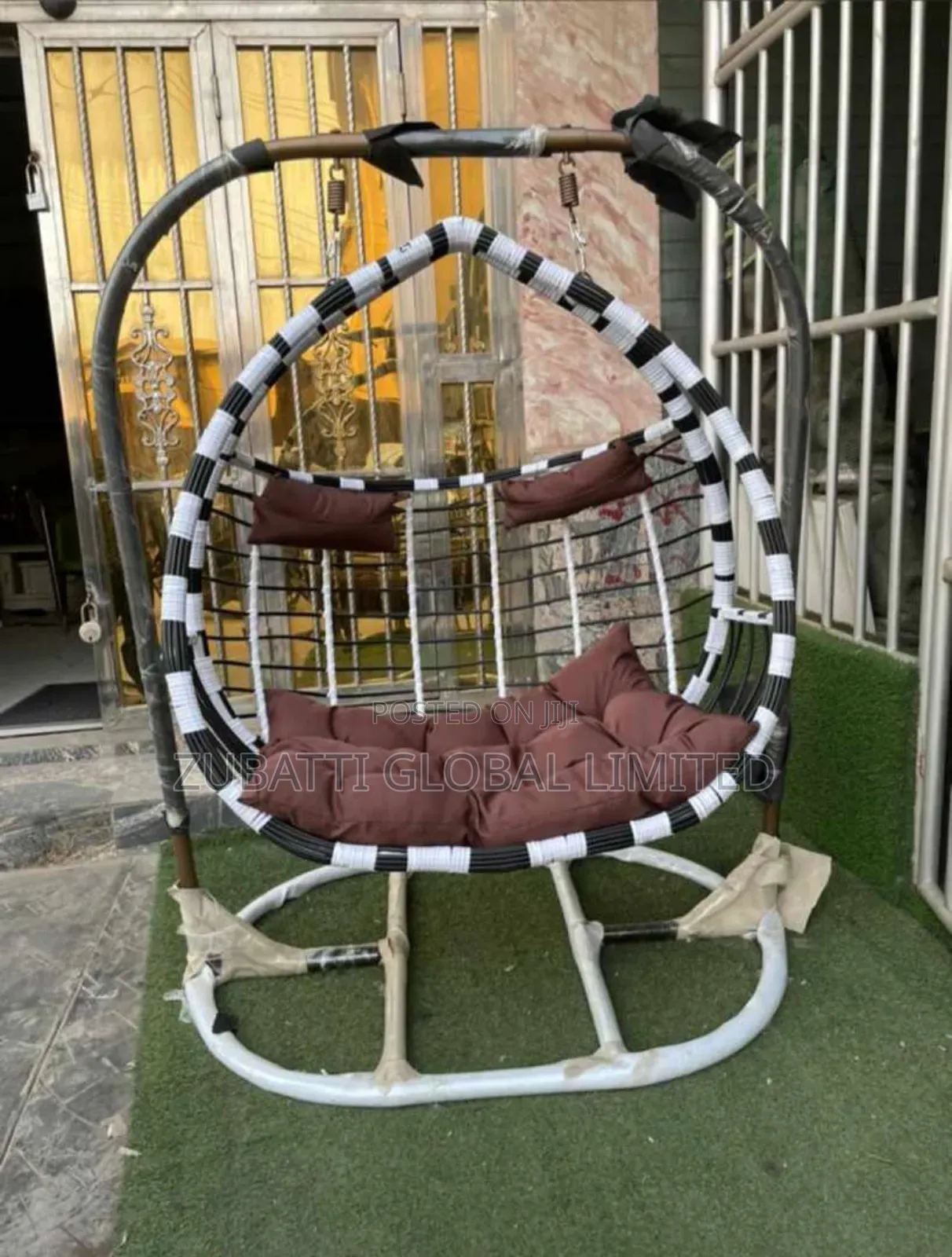 Two Seaters Outdoor Hammock Swing Chair for Reading