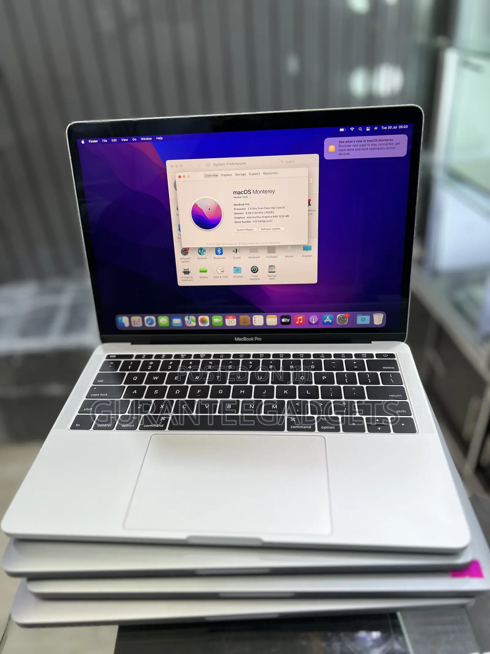 Laptop Apple MacBook Pro 2017 8GB Intel Core i5 SSD 256GB