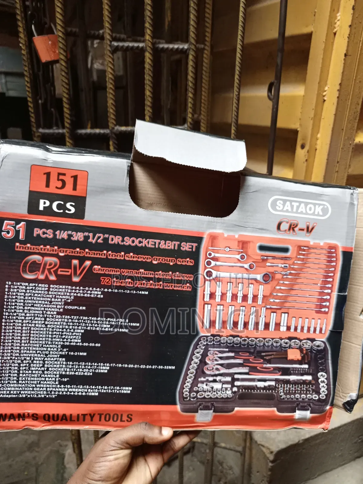 Tools Box Heavy Duty 151 Pcs Cr-v