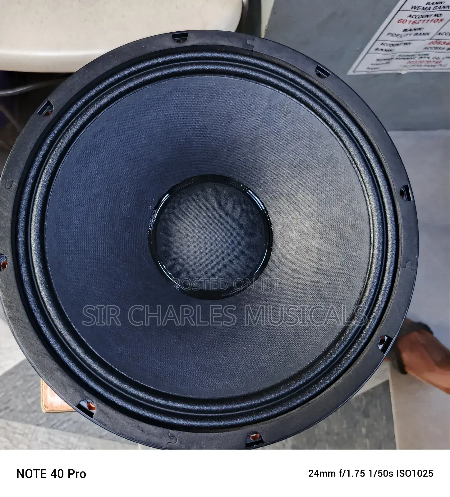 Original 12 Inches Profesion Glorik Naked Speaker Big Magnet