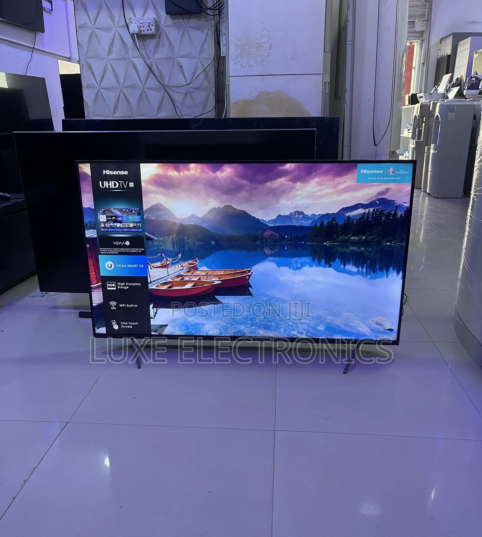 50 Inches Made In Europe Frameless Hisense UHD HDR Smart Tv
