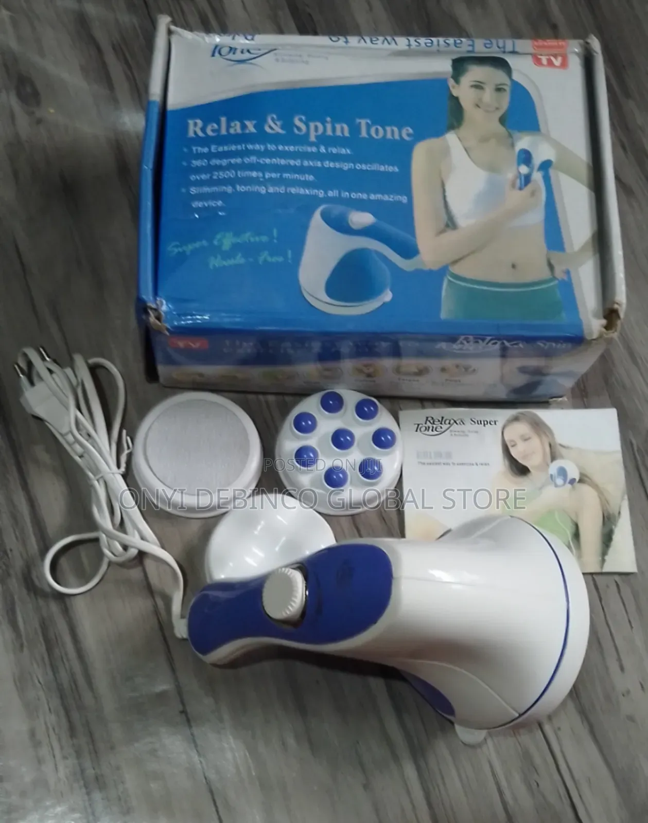 Relax Spin Tone Full Body Massager, Slimming Exerciser