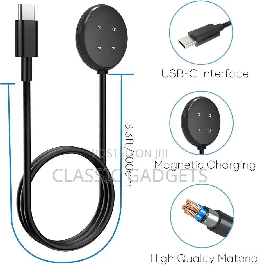 Magnetic Type-C Charging Dock for Google Pixel Watch 2 / 3