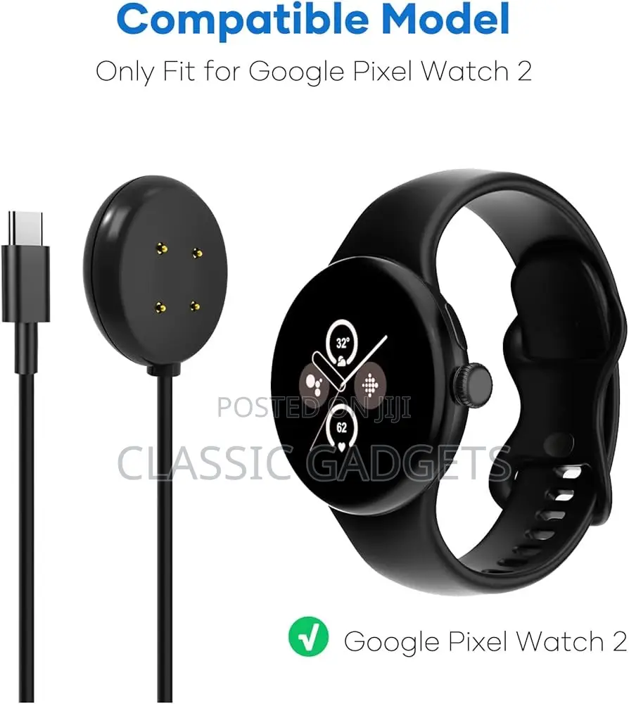 Magnetic Type-C Charging Dock for Google Pixel Watch 2 / 3