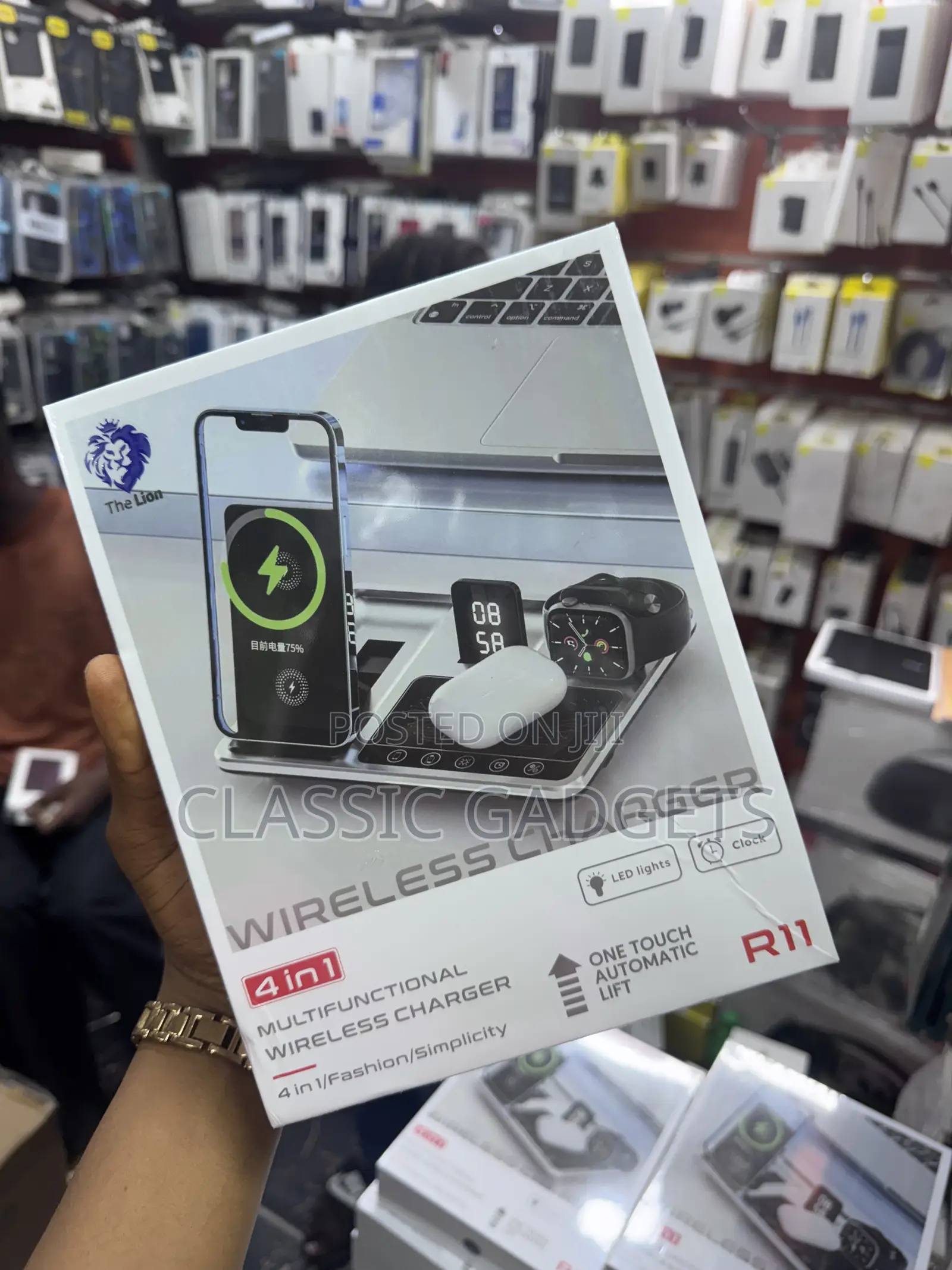 R11 4 in 1 Wireless Charger Qi Wireless Fast Charging Stand