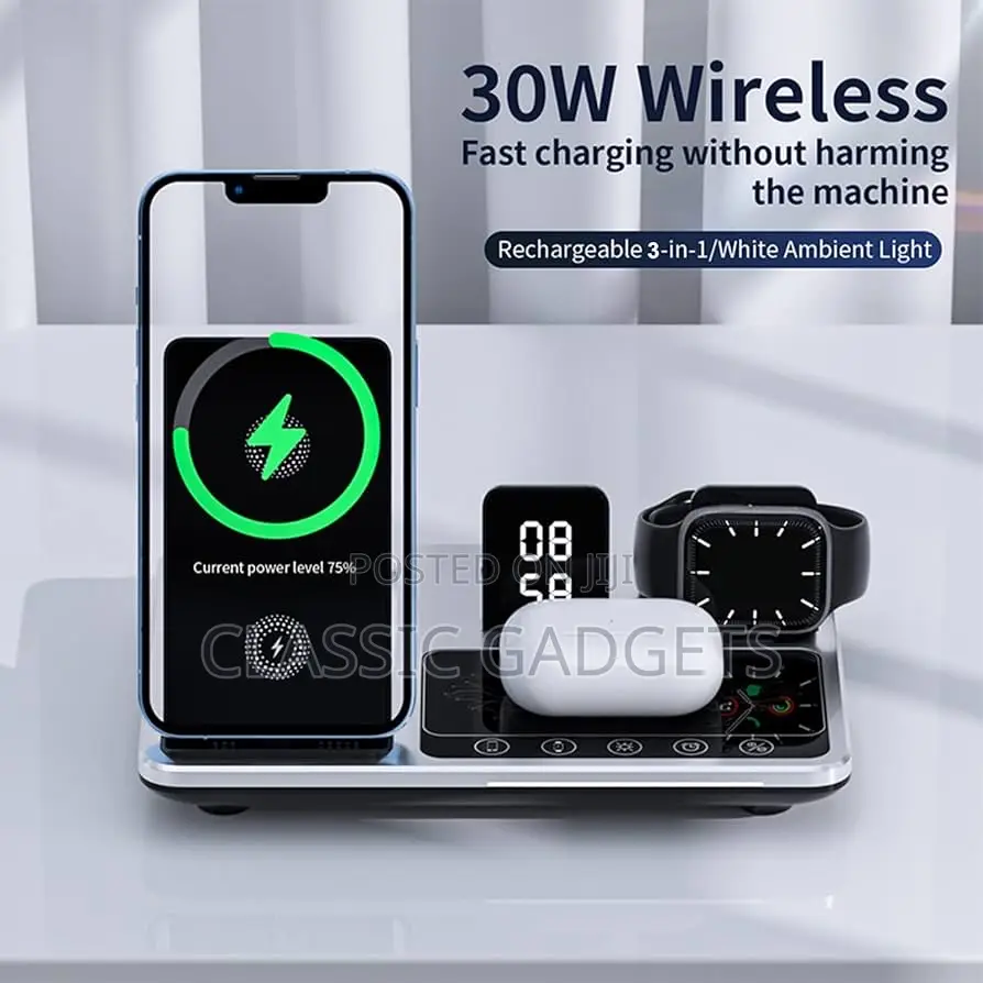 R11 4 in 1 Wireless Charger Qi Wireless Fast Charging Stand