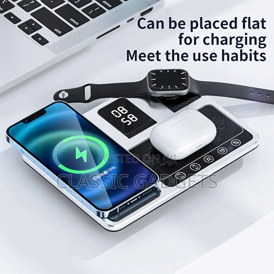 R11 4 in 1 Wireless Charger Qi Wireless Fast Charging Stand