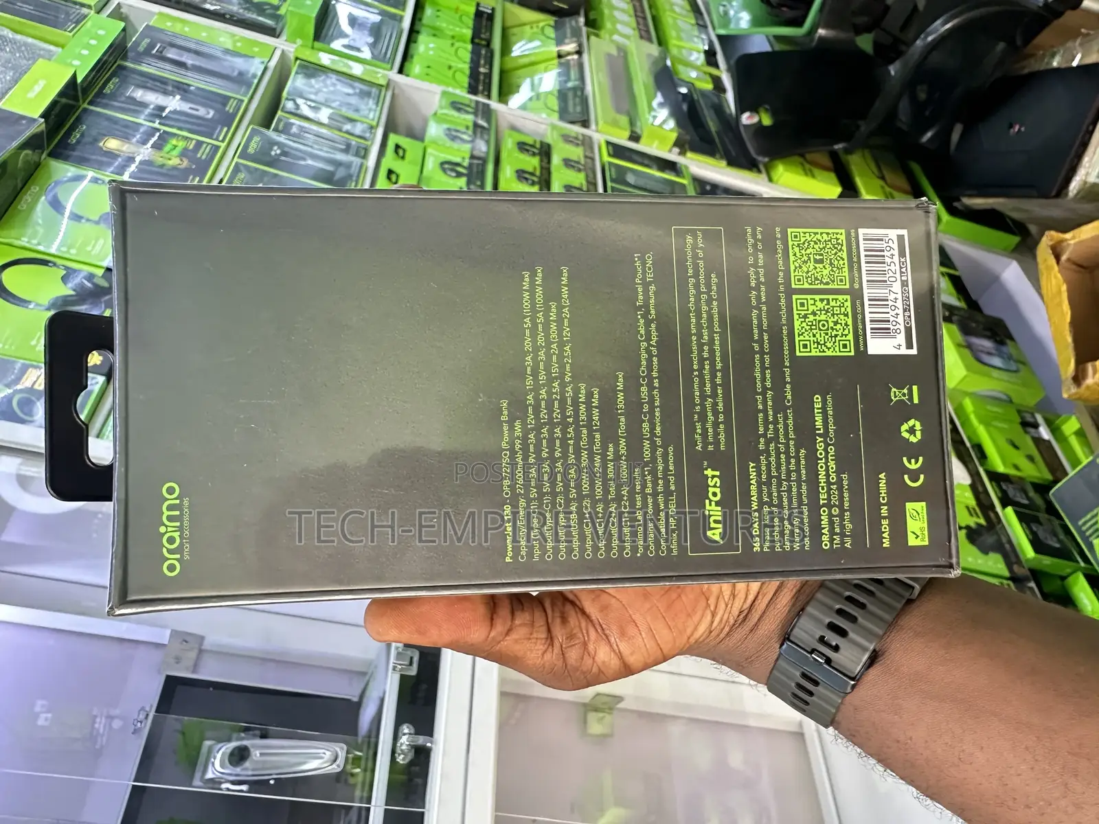 Oraimo Powerjet 130w 27600mah