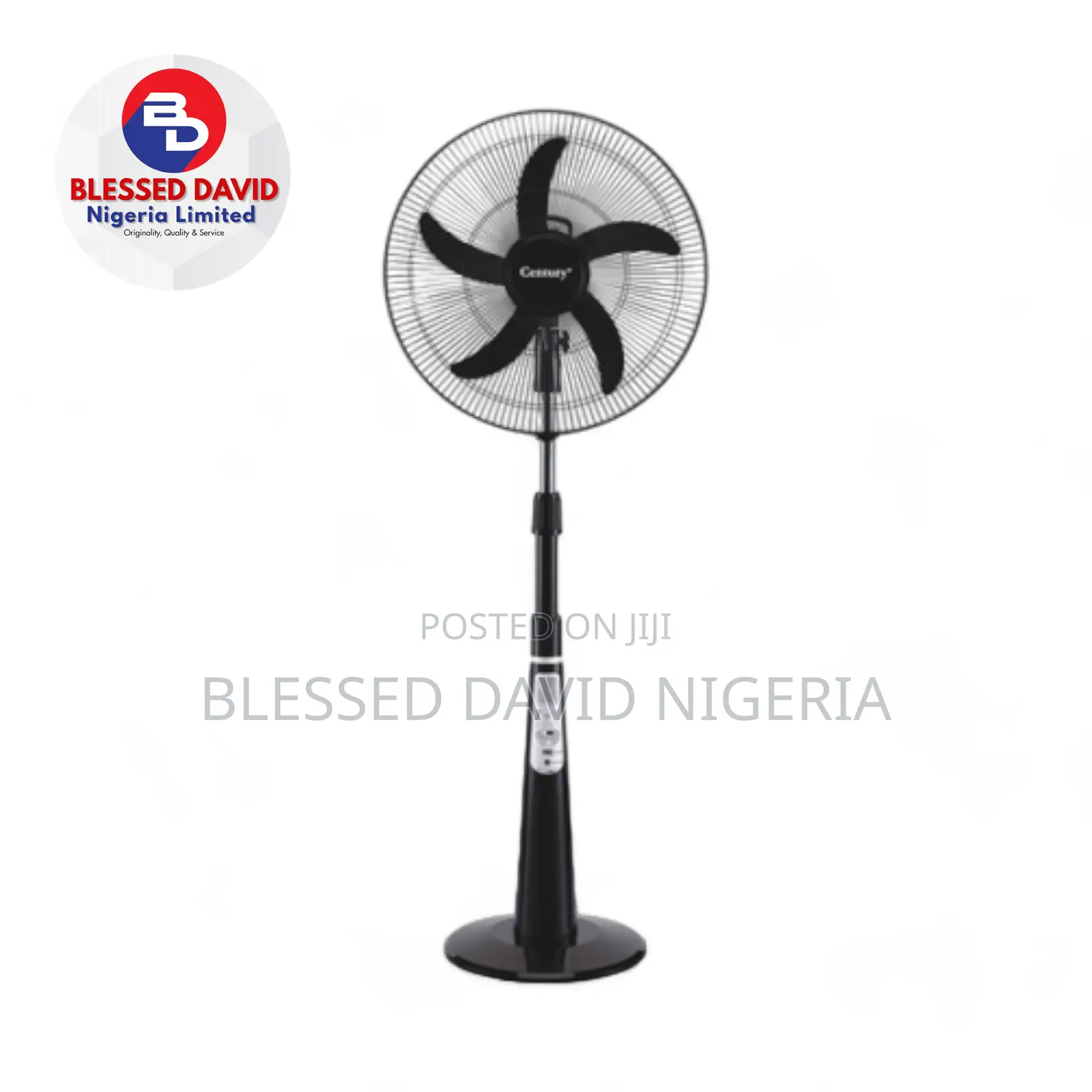Century 18"Rechargeable Fan+Remote+LED Light - FRC 45-D