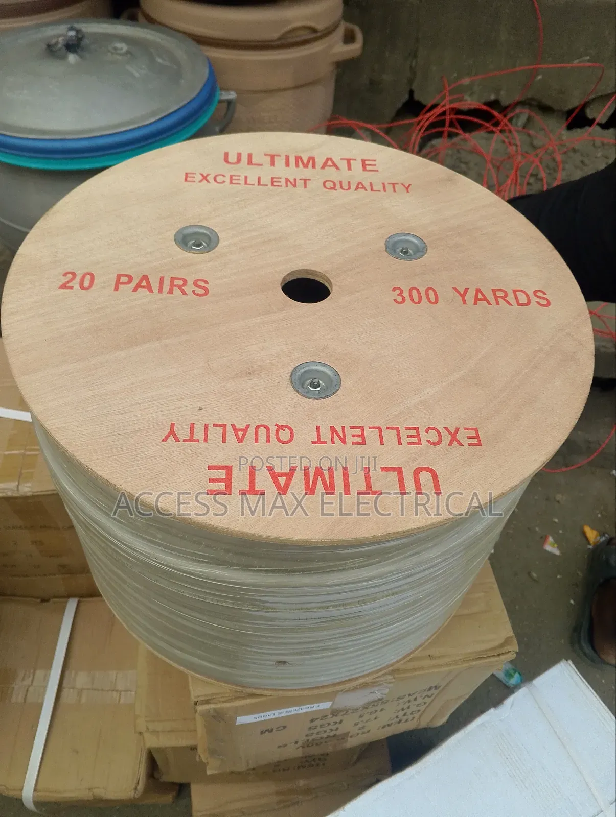 Pure Copper 20 Pairs Telephone Cable Copper by 300y