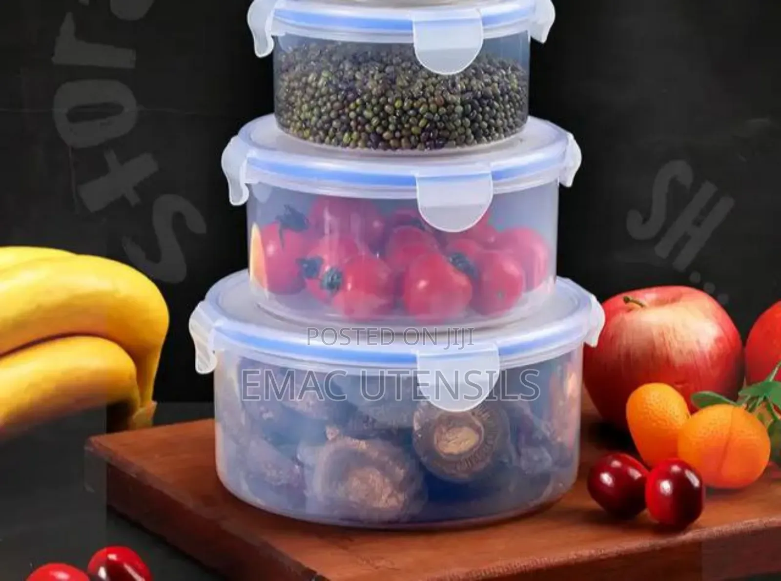 Plastic Fresh Keeping Food Storage Sealed Box Microwave