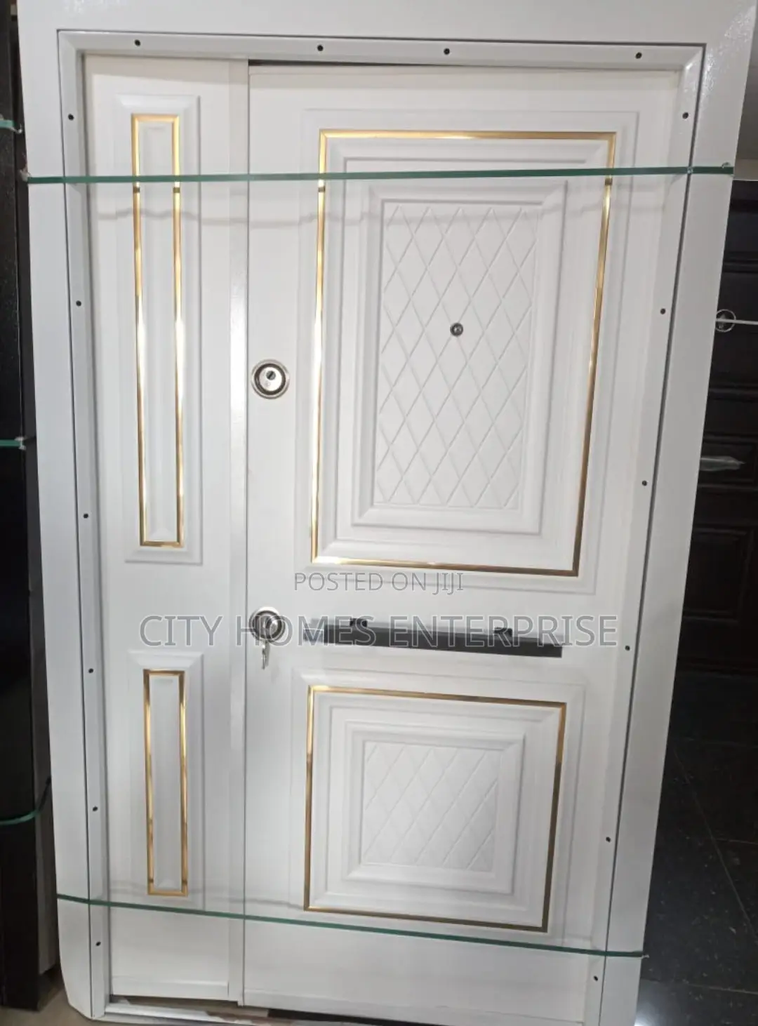 White Turkey Luxury 1200 Mm by 2100mm Security Front Door