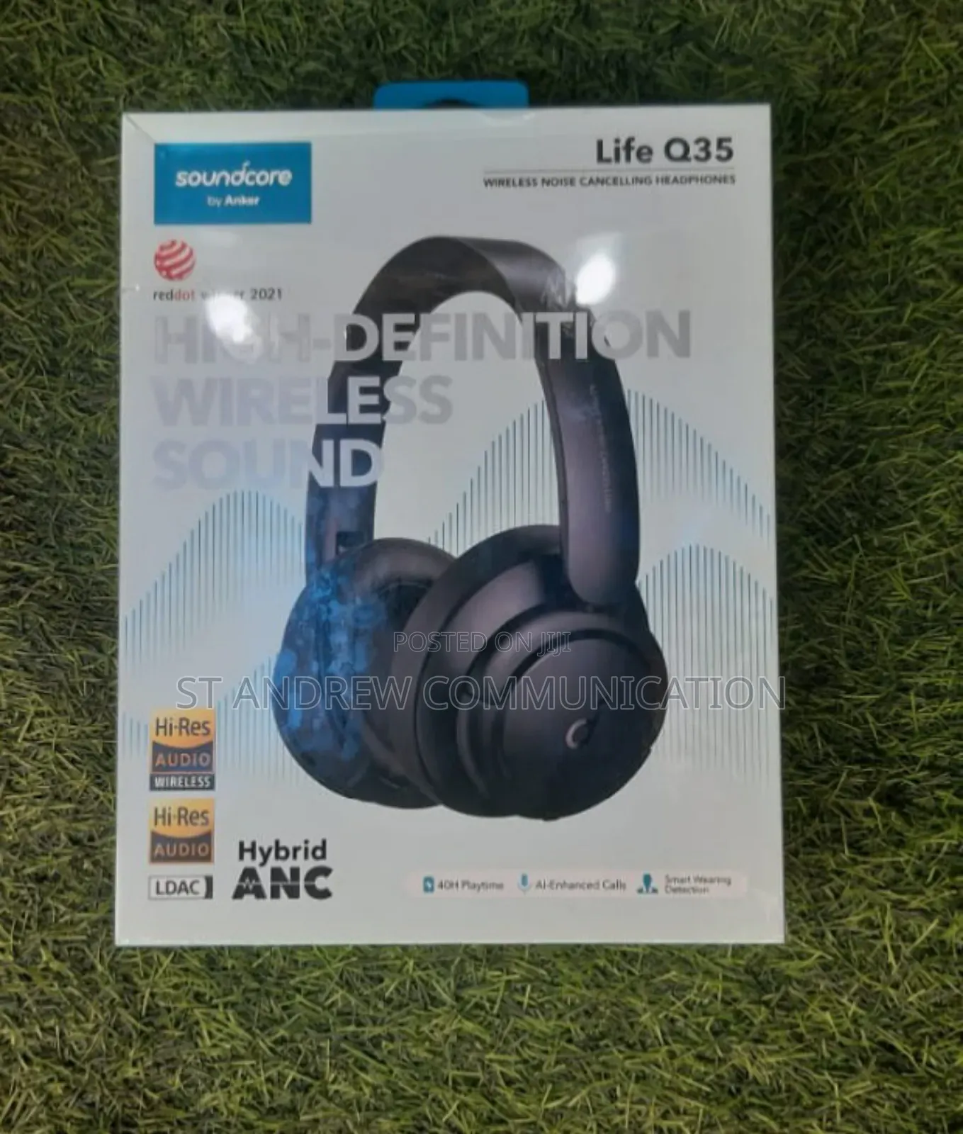 Anker Soundcore Life Q35 Multi Mode ANC Headphones (Black)
