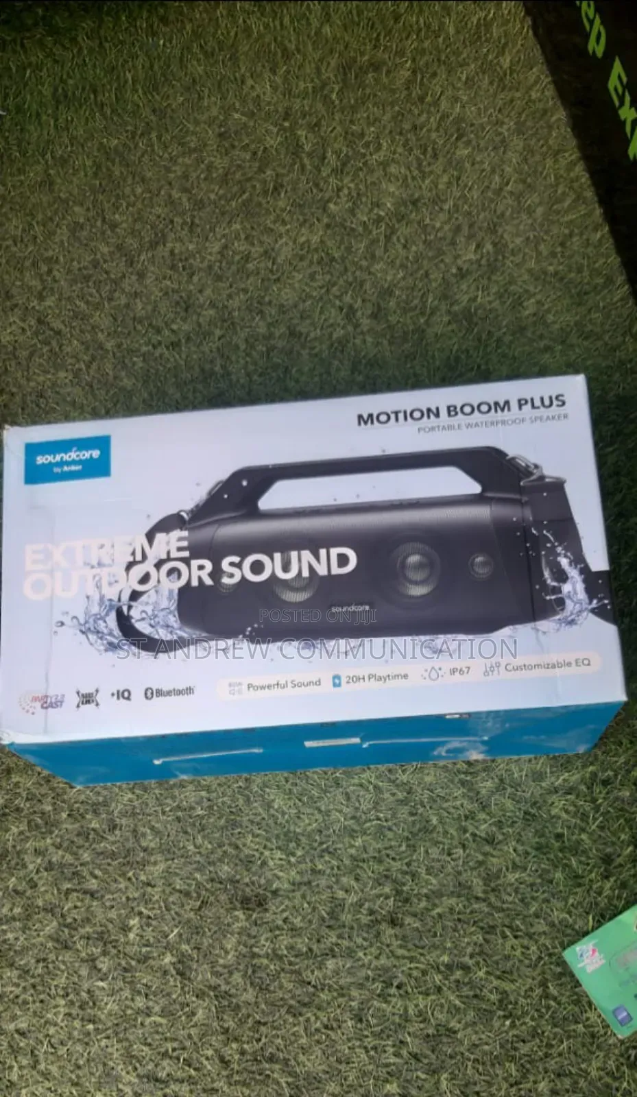 Soundcore Motion Boom Plus Portable Speaker,80W Stereo Sound