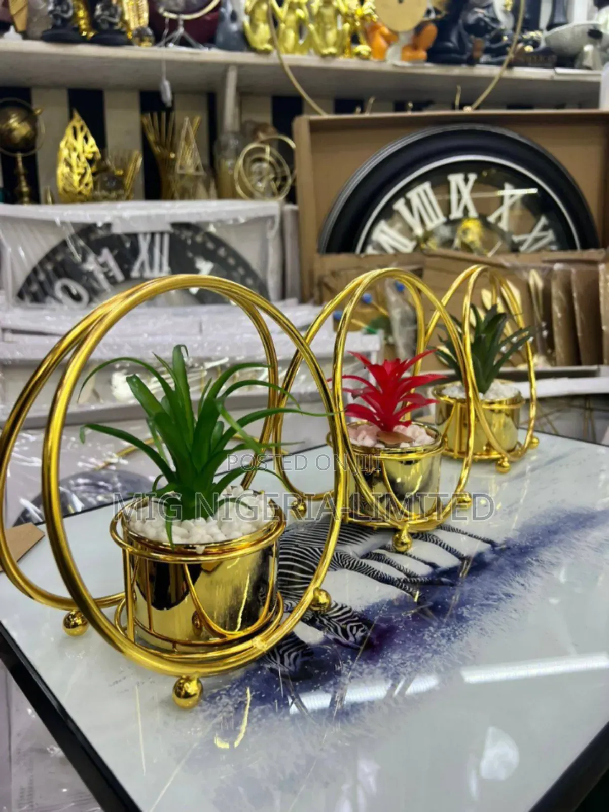 Table Flowers Decorations, Shelves Flowers Decorations Gold