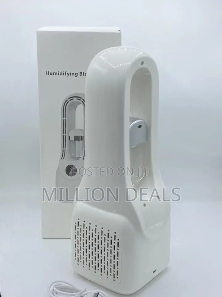 Portable Rechargeable Humidifying Bladeless Fan