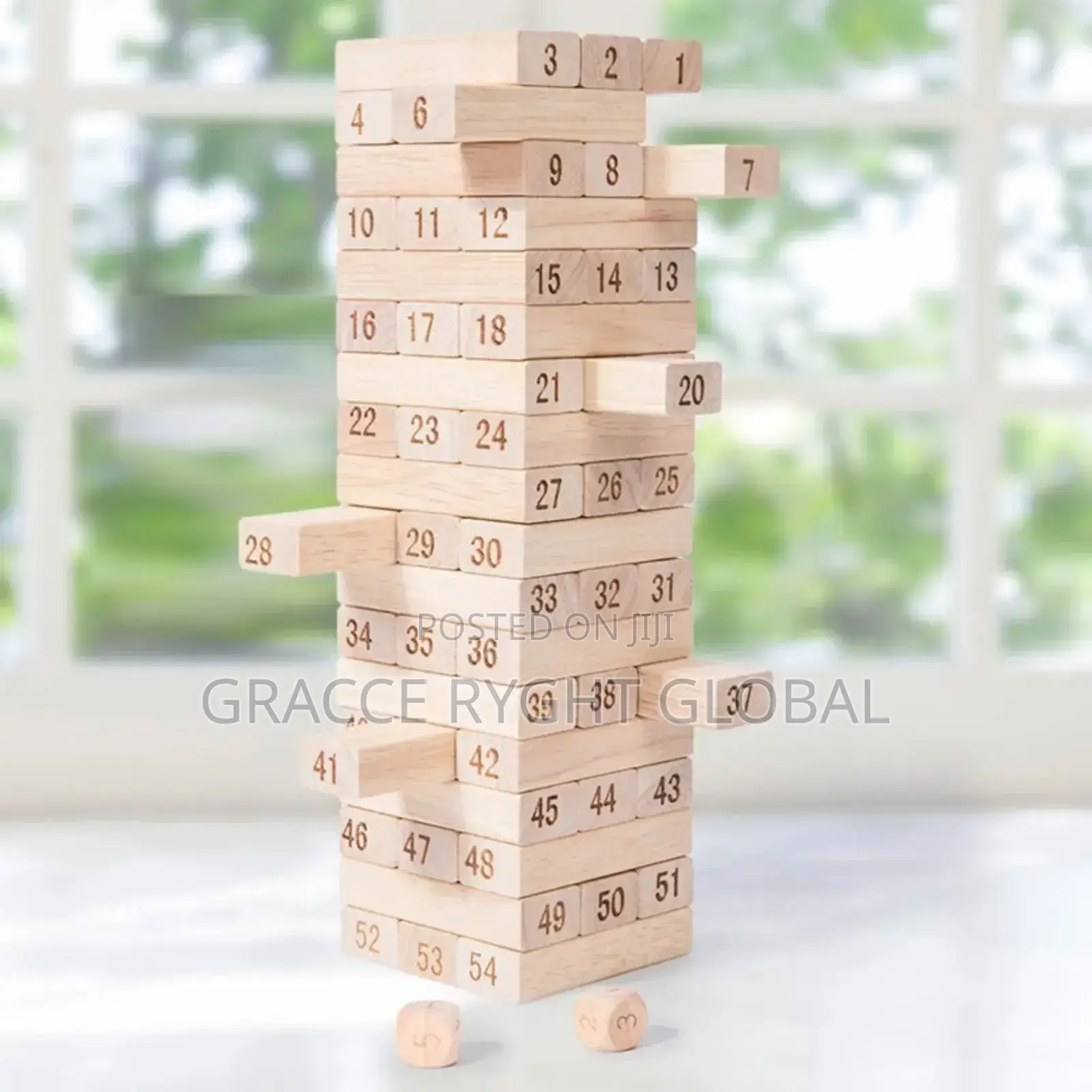 54pcs Jenga Wooden Puzzle