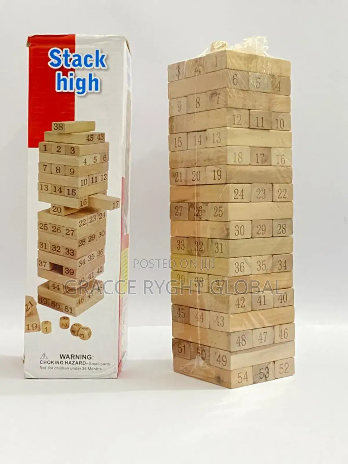 54pcs Jenga Wooden Puzzle