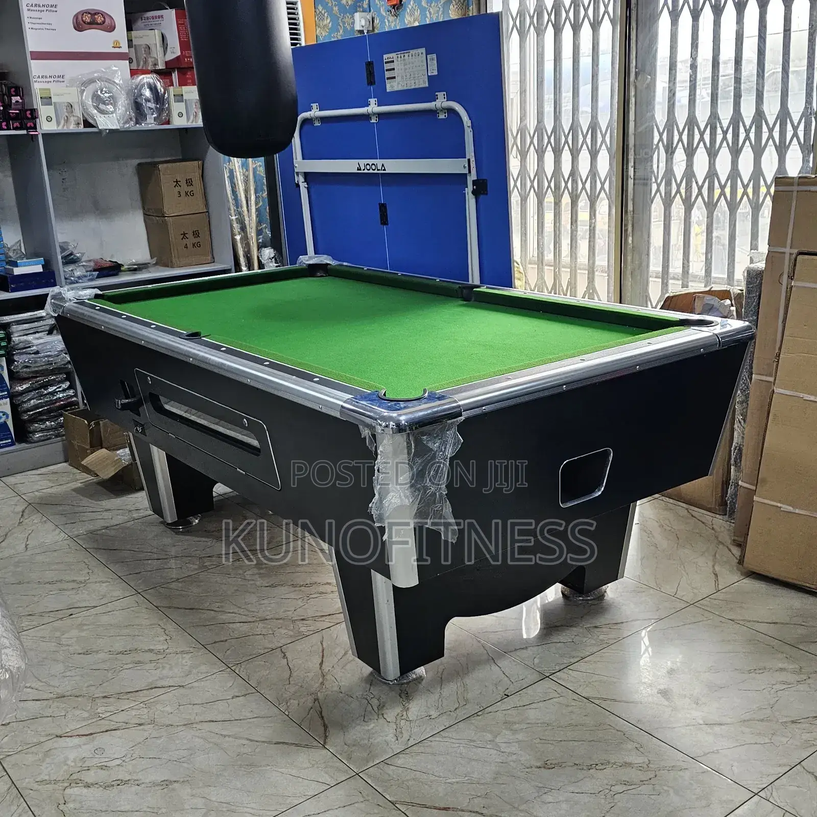 8ft British Marble and Coin Pool Tables With Large Pockets