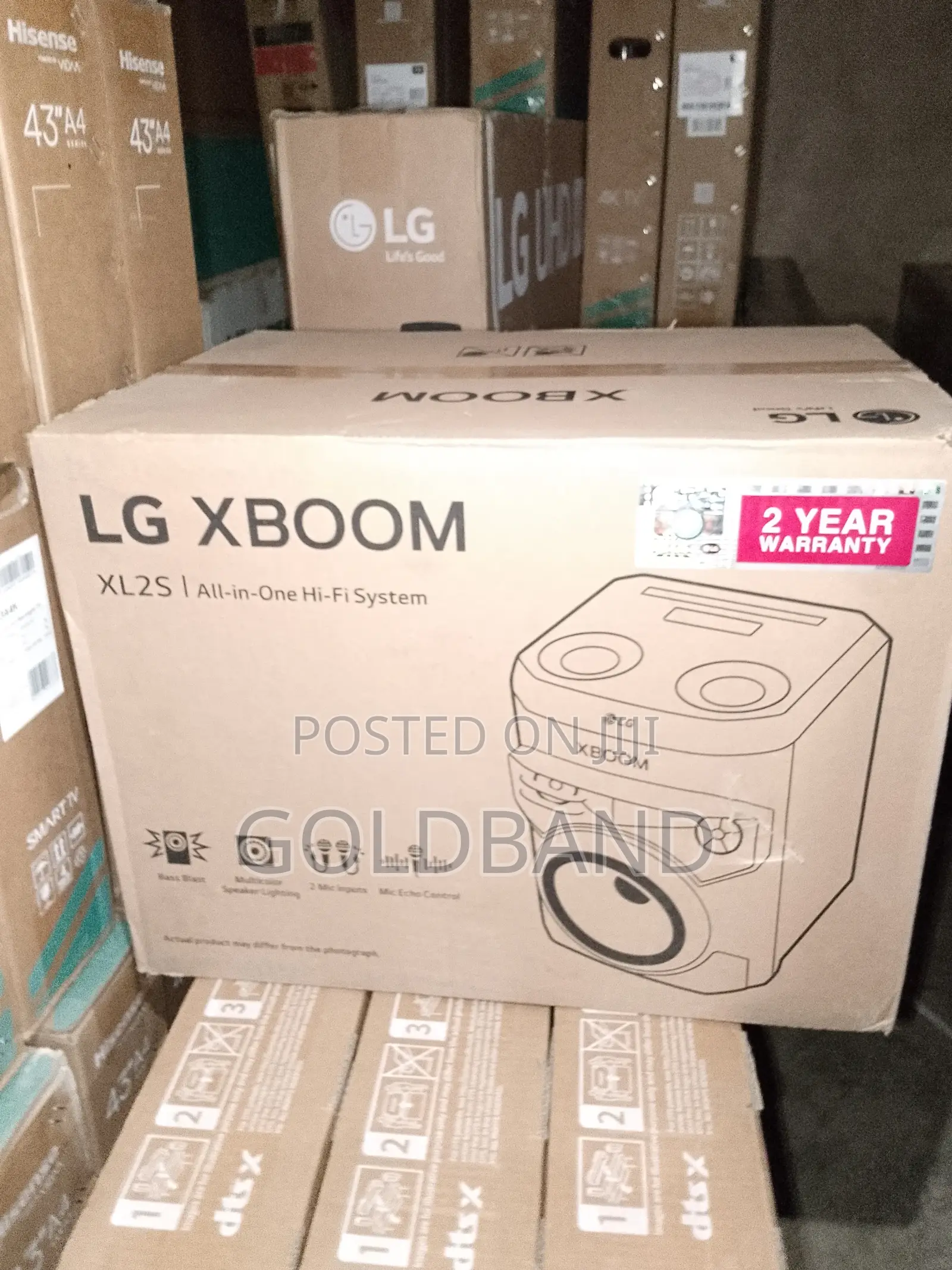 Loud Working 80W LG Xboom Audio System "Aud2s-Xl"
