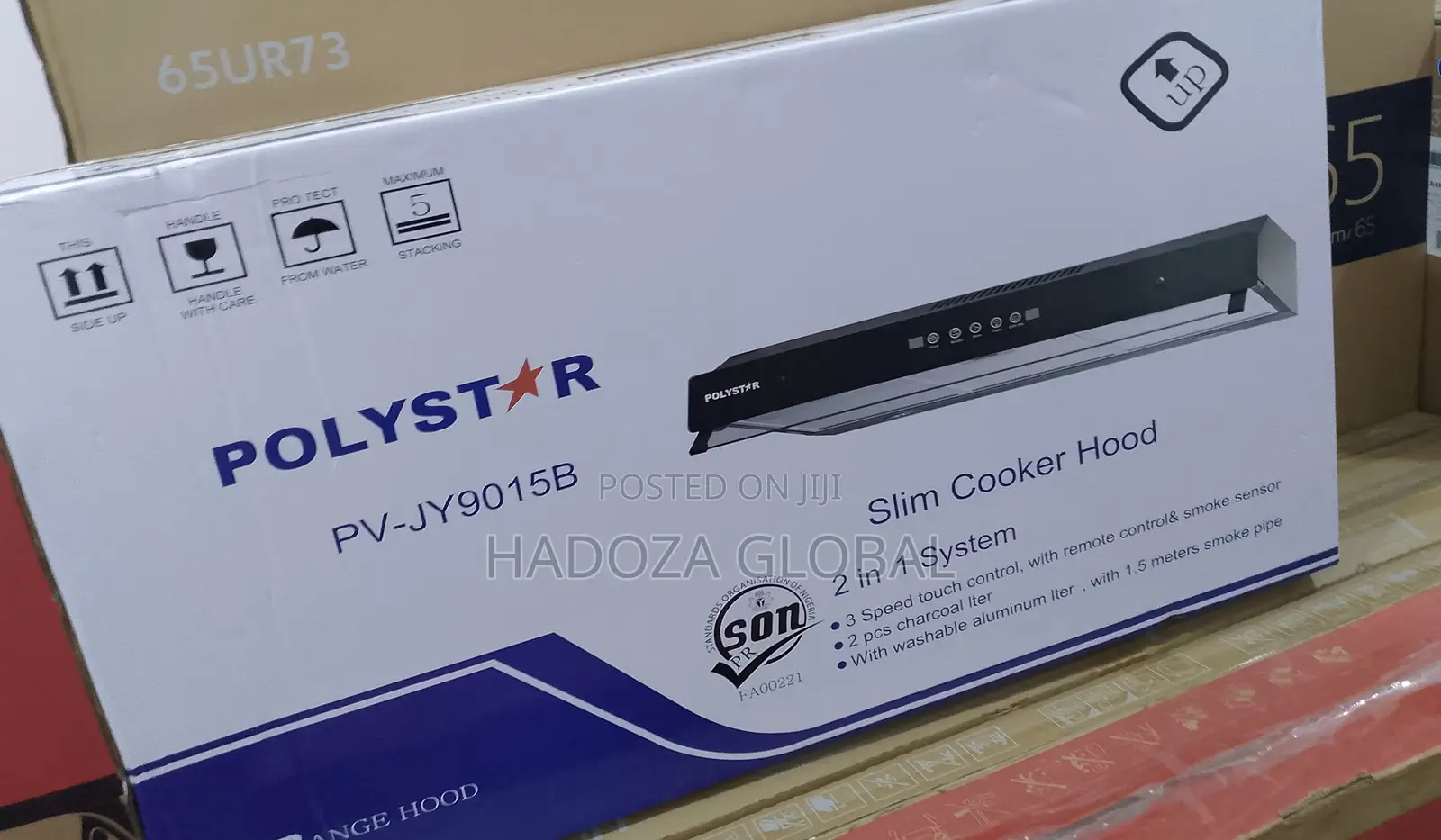 Standard Polystar Slim Cooker Hood -brand New 90cm
