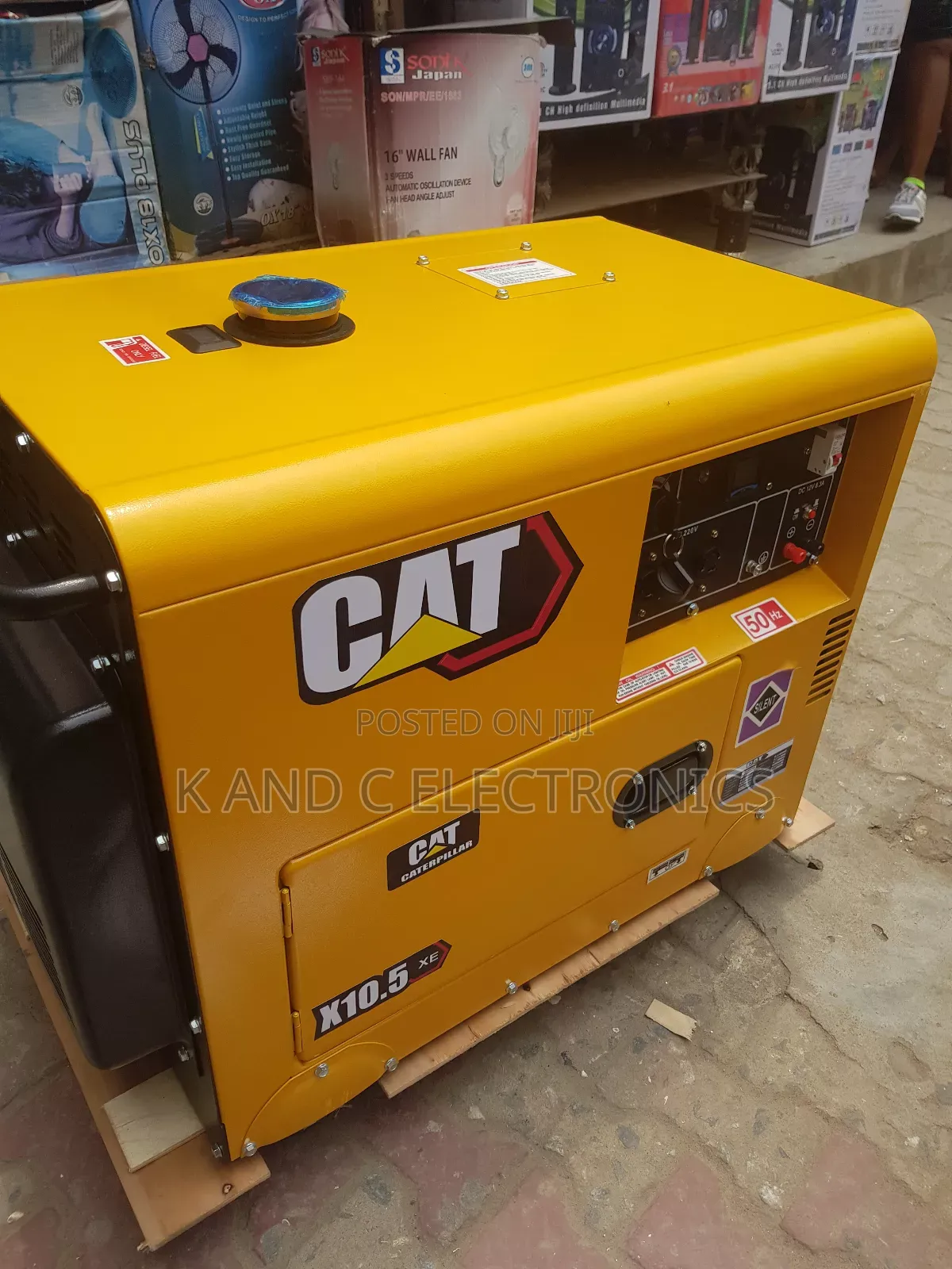 Cat 10kva Diesel Generator Soundproof 100%Copper
