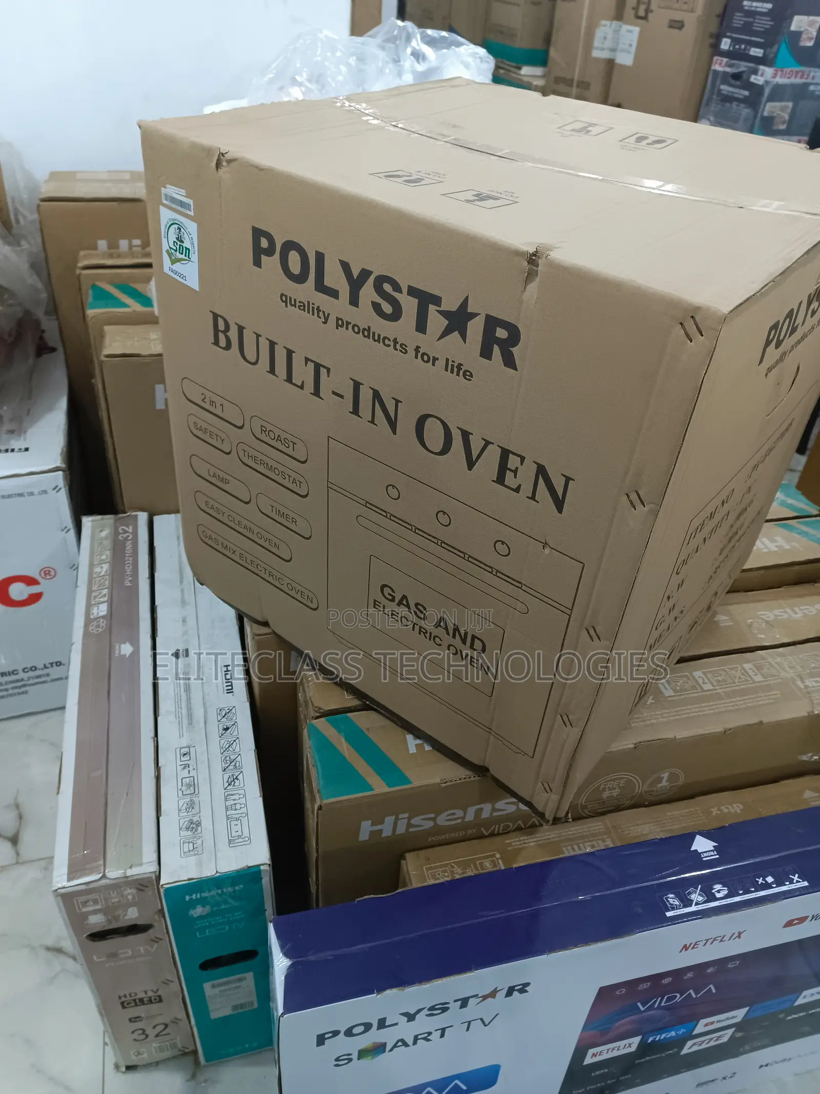 The Top Quality Polystar Built-in Oven ''Pv-Eg271bb''