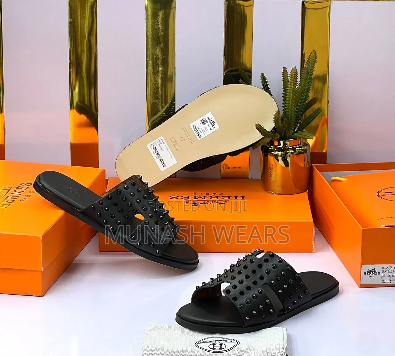 Men Quality Leather Slipers